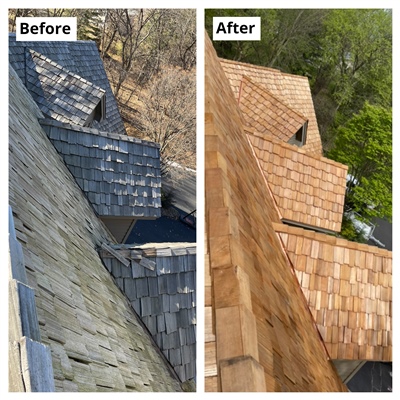 Cedar Shake Roof Replacement in Shakopee, MN